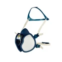 3M 4000+ Series Half Mask Respirator Blue Thermoplastic Elastomer EN 405:2001 + A1:2009 4279+