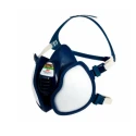 3M 4000+ Series Half Mask Respirator Blue Thermoplastic Elastomer EN 405:2001 + A1:2009 4279+