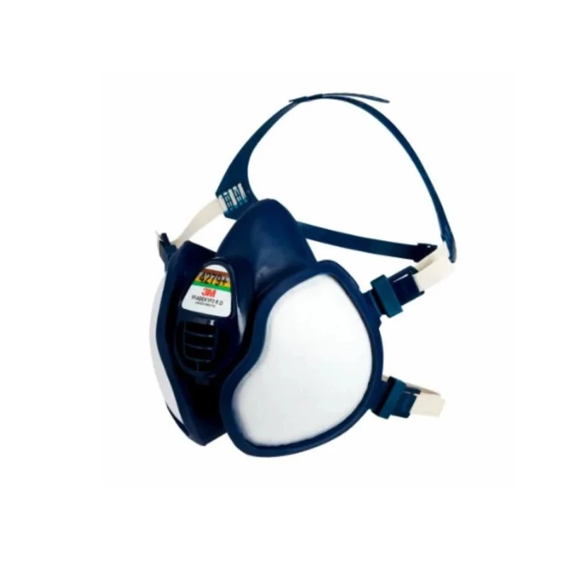 3M 4000+ Series Half Mask Respirator Blue Thermoplastic Elastomer EN 405:2001 + A1:2009 4279+