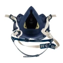 3M 4000+ Series Half Mask Respirator Blue Thermoplastic Elastomer EN 405:2001 + A1:2009 4279+