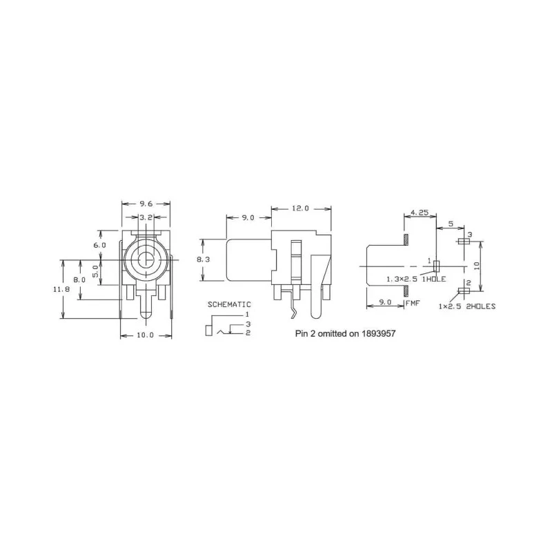 RS PRO Black Horizontal PCB RCA Socket 189-3957