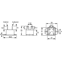 Celduc SF-SP7-SP8 Series Solid State Relay 10 A Load 280 Vrms Load 30V dc Control DIN Rail Mount SP7-SP8