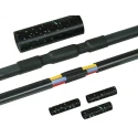 HellermannTyton LVK Series Cable Joint Kit for 1.5 to 16mm² Cable Size Halogen Free Polyolefin 380-04006 LVK-5x1.5-16-PO-X-BK