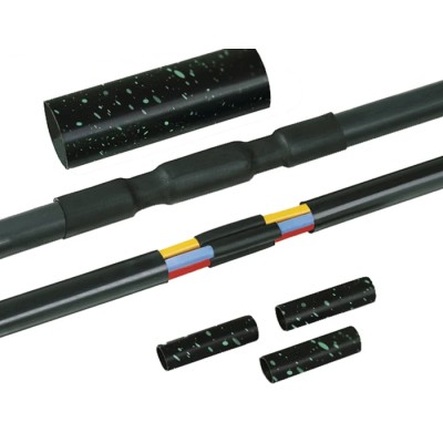 HellermannTyton LVK Series Cable Joint Kit for 1.5 to 16mm² Cable Size Halogen Free Polyolefin 380-04006 LVK-5x1.5-16-PO-X-BK