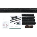 HellermannTyton LVK Cable Joint Kit Straight, 1 Outer Sleeve, 5 Inner Sleeves, Emery Cloth 380-04005 LVK-5x1.5-6-PO-X-BK