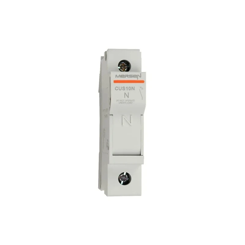 Mersen 32A Rail Mount Fuse Holder for 10 x 38 mm 1 kV AC 1 kV DC 690V AC H1062722 / CUS10N