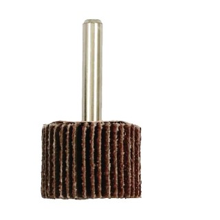 RS PRO Aluminium Oxide Flap Wheel, 30 mm Diameter, 20 mm Face Width, P80 Grit, 6 mm Shank, Max Speed 16500 RPM 189-5741