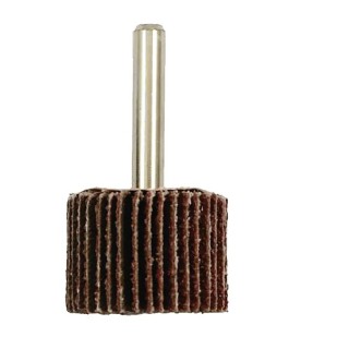 RS PRO Aluminium Oxide Abrasive Flap Wheel 30 mm Diameter, 20 mm Face Width, P60 Grit, 6 mm Shank Size, Maximum 189-5740