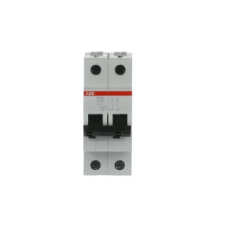 ABB System Pro M Compact Miniature Circuit Breaker 2-Pole 10A Type C 400V AC 6 kA Breaking Capacity 2CDS242701R0104