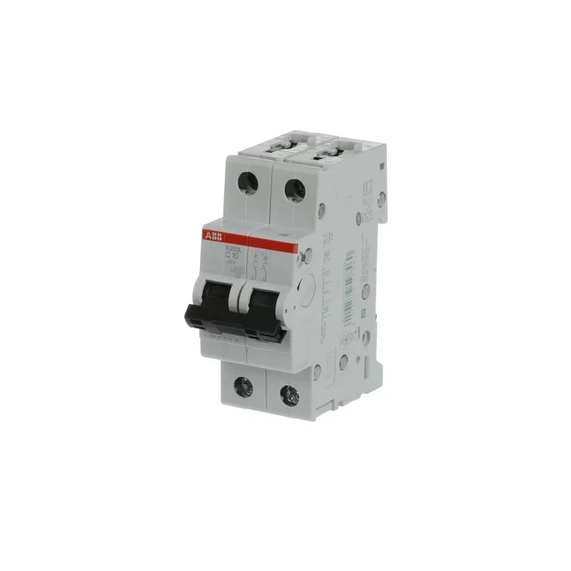 ABB System Pro M Compact Miniature Circuit Breaker 2-Pole 10A Type C 400V AC 6 kA Breaking Capacity 2CDS242701R0104
