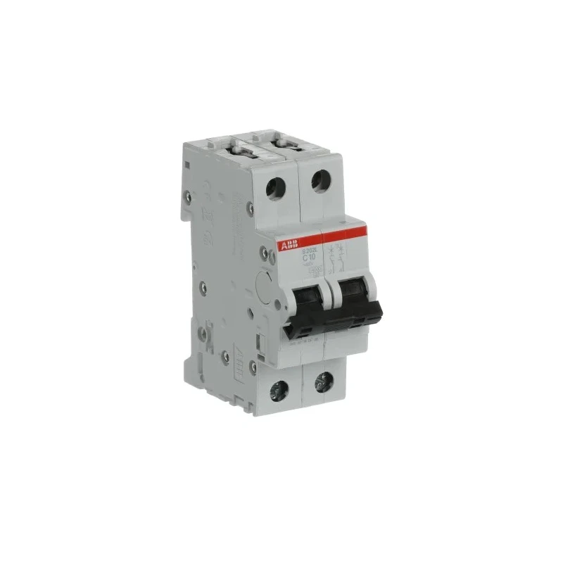 ABB System Pro M Compact Miniature Circuit Breaker 2-Pole 10A Type C 400V AC 6 kA Breaking Capacity 2CDS242701R0104