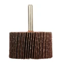 RS PRO Aluminium Oxide Flap Wheel 50 mm Diameter, 30 mm Face Width, P120 Grit, 6 mm Shank, Maximum 10000rpm 189-5749