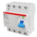 ABB Residual Current Circuit Breaker 40A 4-Pole 30 mA Instantaneous Break 400V AC 2CSF204023R1400 F204 AC-40/0,03-L