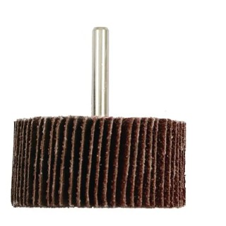 RS PRO Abrasive Flap Wheel Aluminium Oxide 60 mm Diameter 30 mm Face Width P80 Grit 6 mm Shank 8300 RPM 189-5751
