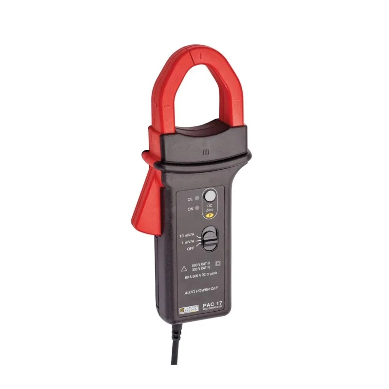 Chauvin Arnoux PAC 17 Current Clamp 600 A DC Max, AC/DC Adapter 400 A AC Max P01120117