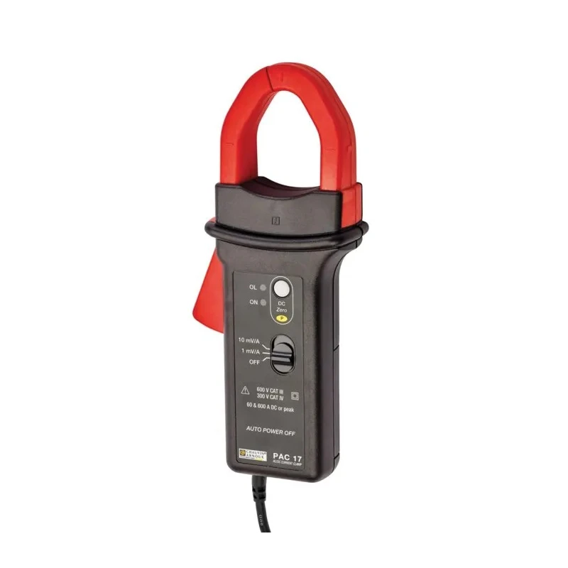 Chauvin Arnoux PAC 17 Current Clamp 600 A DC Max, AC/DC Adapter 400 A AC Max P01120117