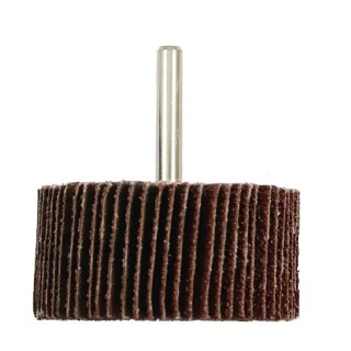 RS PRO Abrasive Flap Wheel Aluminium Oxide P120 Grit 60mm Diameter 6mm Shank 8300rpm 189-5752