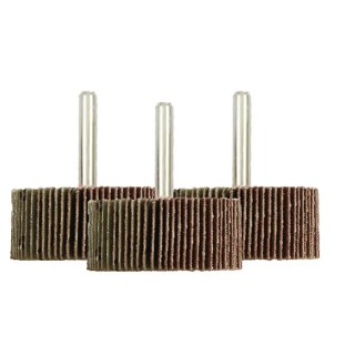 RS PRO Aluminium Oxide Abrasive Flap Wheel 50 mm Diameter, 20 mm Face Width, 6 mm Shank, Model 189-5759