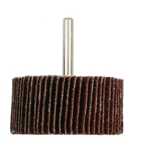 RS PRO Aluminium Oxide Flap Wheel 60 mm Diameter P60 Grit 6 mm Shank 10000 RPM Maximum Safe Speed 189-5750
