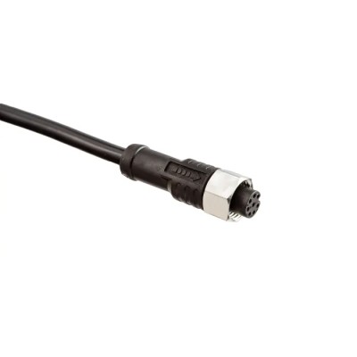 Amphenol Industrial Female 5 Way Straight to Unterminated Free End Sensor Actuator Cable 2 m SM12A-05BFFM-SL8D02