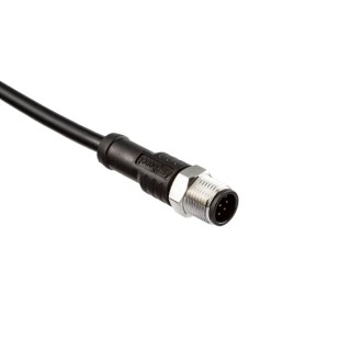 Amphenol Industrial Sensor Actuator Cable Male 5 Contacts Straight to Unterminated Free End 2 m SM12A-05BMMM-SL8D02