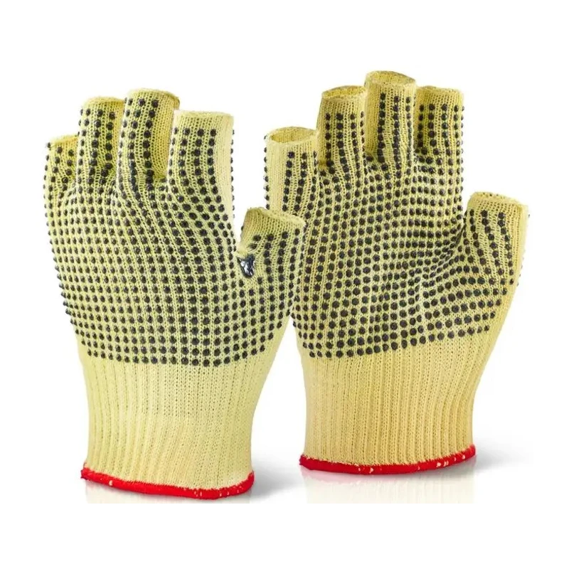 C-Safe Yellow 10% Polyvinyl Chloride Fibreglass Reinforced Latex Coated Gloves Size 10 KFLGMWD10