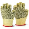 C-Safe Yellow 10% Polyvinyl Chloride Fibreglass Reinforced Latex Coated Gloves Size 10 KFLGMWD10