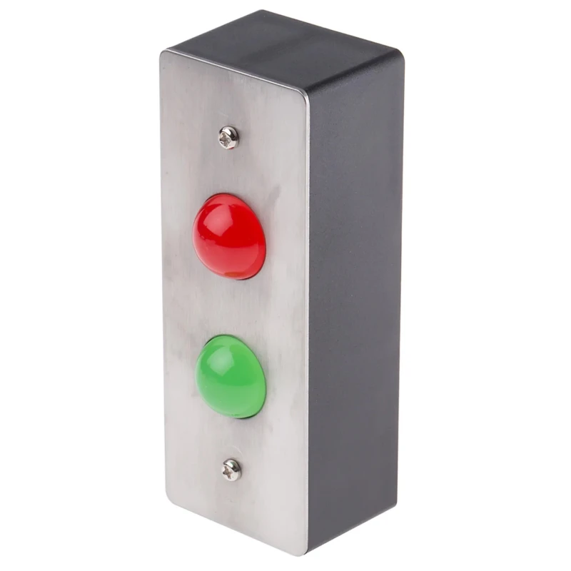 RS PRO Surface Mount LED Door Status Indicator for Access Control 12Vdc Metal Housing 870-0727