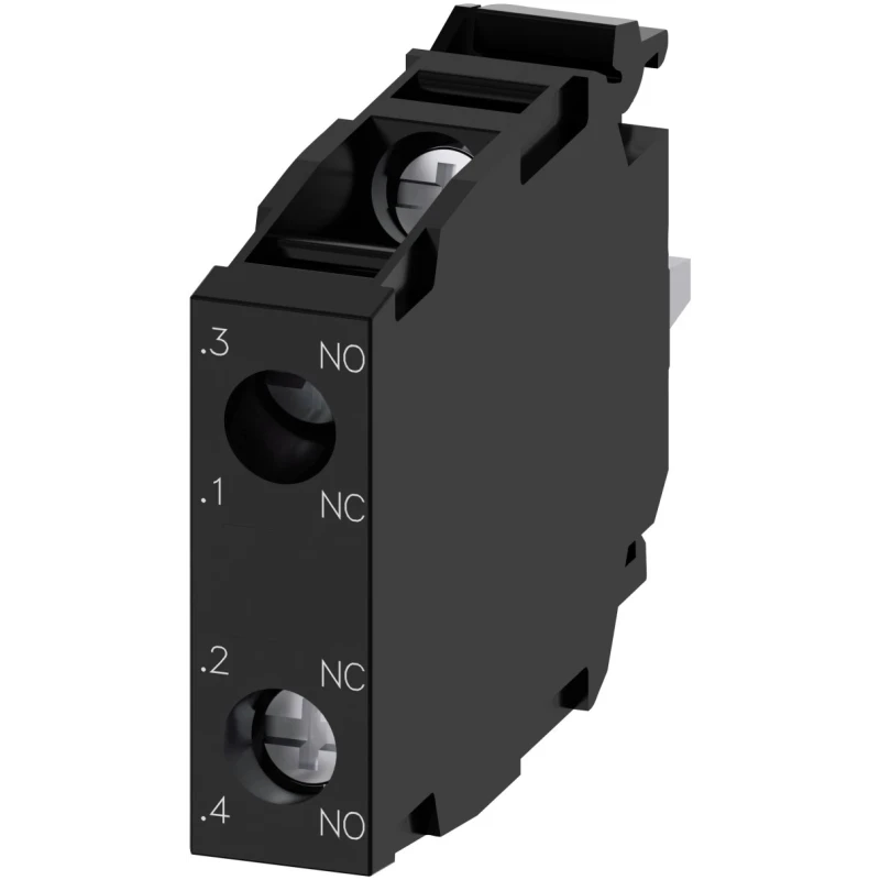 Siemens SIRIUS ACT 3SU14 Series Contact Block 500 V AC, 500 V DC, 10A, 1 CO Terminal Screw 3SU1400-1AA10-1QA0