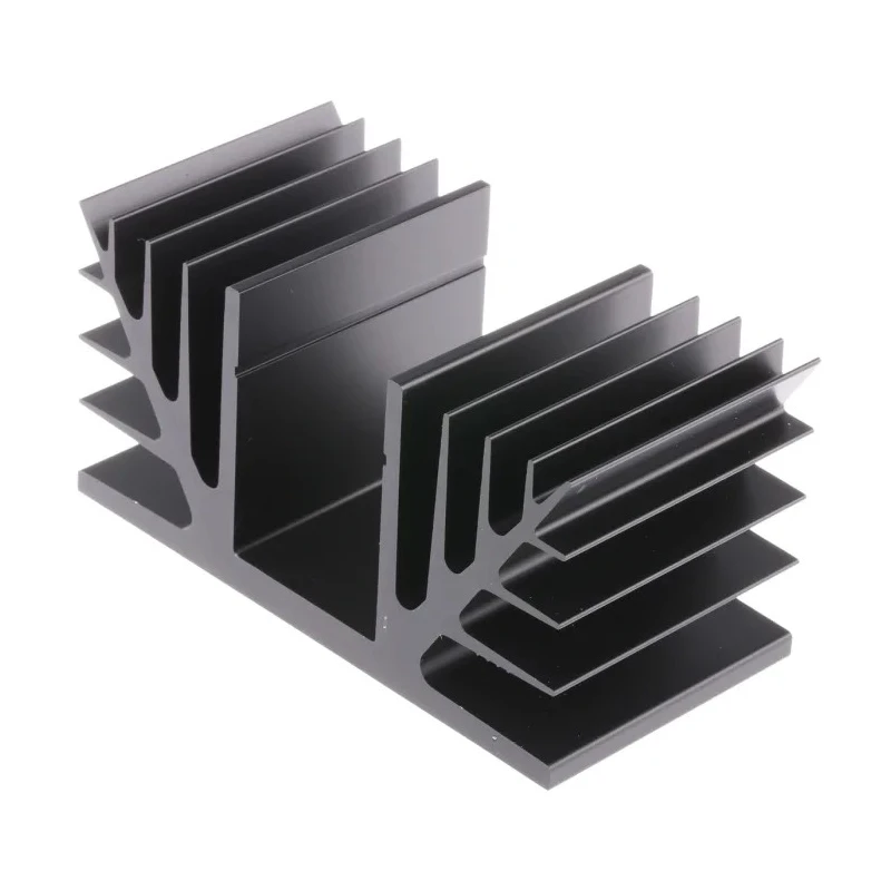 Fischer Elektronik Aluminium Heatsink , 1.4°C/W Thermal Resistance, 50 mm Height x 50 mm Length x 100 mm Width SK88-50-SA