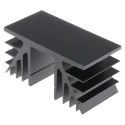 Fischer Elektronik Aluminium Heatsink , 1.4°C/W Thermal Resistance, 50 mm Height x 50 mm Length x 100 mm Width SK88-50-SA