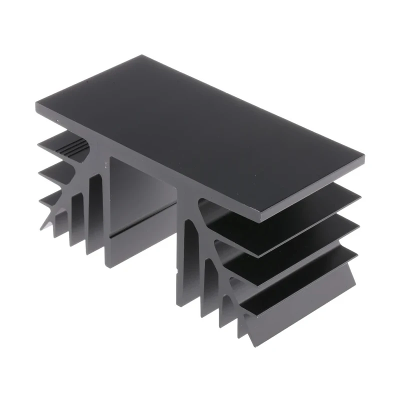 Fischer Elektronik Aluminium Heatsink , 1.4°C/W Thermal Resistance, 50 mm Height x 50 mm Length x 100 mm Width SK88-50-SA
