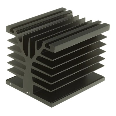 Fischer Elektronik Aluminium Alloy Heatsink for Semiconductors and Solid State Relays 78.6 mm Height 100 mm SK89-100-SA