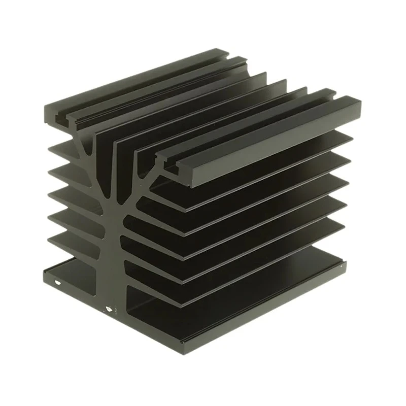 Fischer Elektronik Aluminium Alloy Heatsink for Semiconductors and Solid State Relays 78.6 mm Height 100 mm SK89-100-SA