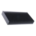 Fischer Elektronik Heatsink for Solid State Relay Black Anodised Aluminium 40 mm x 150 mm x 300 mm SK56-150-SA