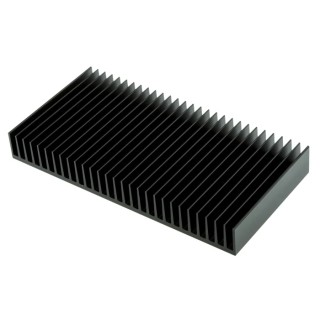 Fischer Elektronik Heatsink Solid State Relay 0.95°C/W Anodised Aluminium 25 mm x 100 mm x 200 mm SK42-100-SA