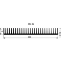 Fischer Elektronik Heatsink Solid State Relay 0.95°C/W Anodised Aluminium 25 mm x 100 mm x 200 mm SK42-100-SA
