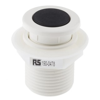 RS PRO Industrial Push Button Switch with Black LED, 42.5mm Length, Maximum Operating Temperature 60°C 190-0478