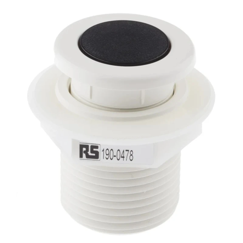 RS PRO Industrial Push Button Switch with Black LED, 42.5mm Length, Maximum Operating Temperature 60°C 190-0478