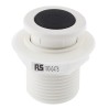 RS PRO Industrial Push Button Switch with Black LED, 42.5mm Length, Maximum Operating Temperature 60°C 190-0478