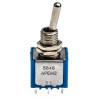 APEM Toggle Switch Panel Mount On-On DPST Solder Terminal 30 V DC 250 V AC 5646A