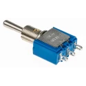 APEM Panel Mount Toggle Switch On-Off-On SPST Solder Terminal 30 V dc 250 V ac 5639A