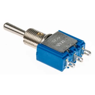 APEM Panel Mount Toggle Switch On-Off-On SPST Solder Terminal 30 V dc 250 V ac 5639A