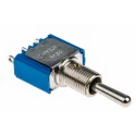 APEM Panel Mount Toggle Switch On-Off-On SPST Solder Terminal 30 V dc 250 V ac 5639A
