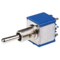 APEM Panel Mount Toggle Switch On-Off-On DPST Solder Terminal 30V dc 250V ac 5649A