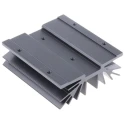Fischer Elektronik Aluminium Heatsink 2.7°C/W 75mm x 70mm x 25mm Black Finish SK64-75-SA-2M3