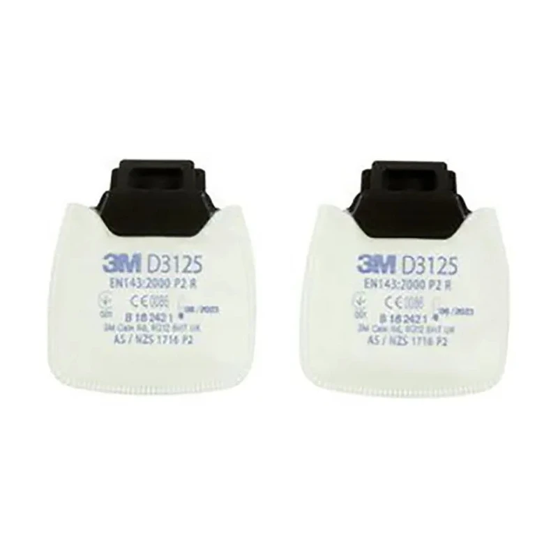 3M Dust Filter for 3M D3000 Series Secure Click Respirator with P2 R Rating D3125
