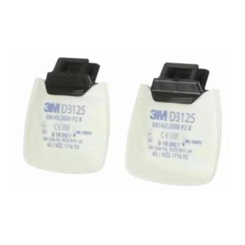 3M Dust Filter for 3M D3000 Series Secure Click Respirator with P2 R Rating D3125