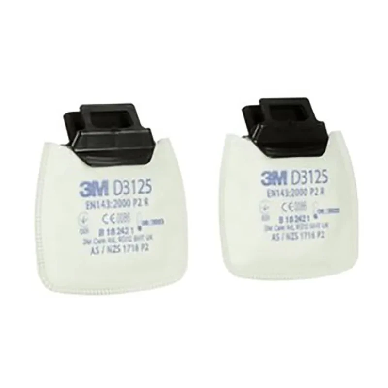 3M Dust Filter for 3M D3000 Series Secure Click Respirator with P2 R Rating D3125