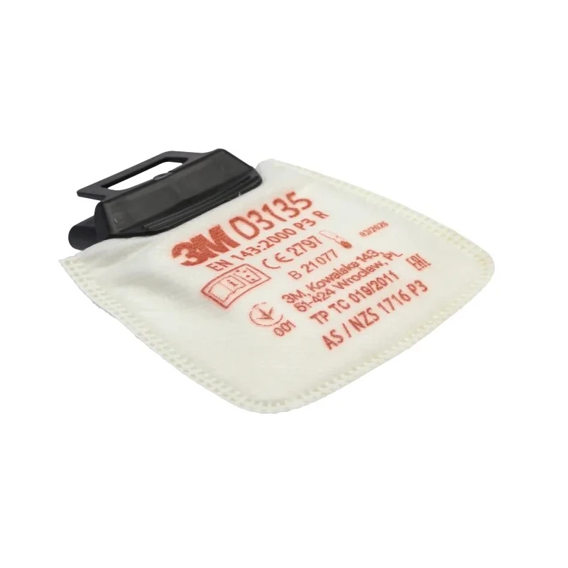 3M Filter Dust for Use with 3M D3000 Series Respirator Secure Click Connection 40 Per Pack D3135